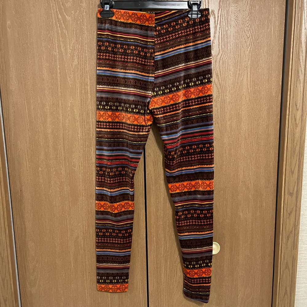 No Boundaries Boho Fuzzy Leggings